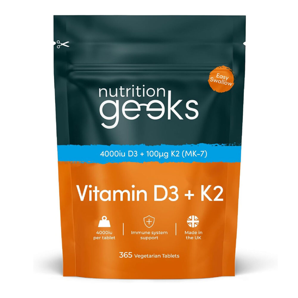 Nutrition Geeks Vitamin D3 + K2